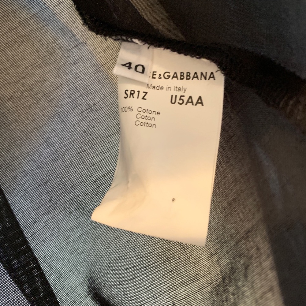 Dolce & Gabbana sheer Dress shirt with cuff links - Picture 3 of 8